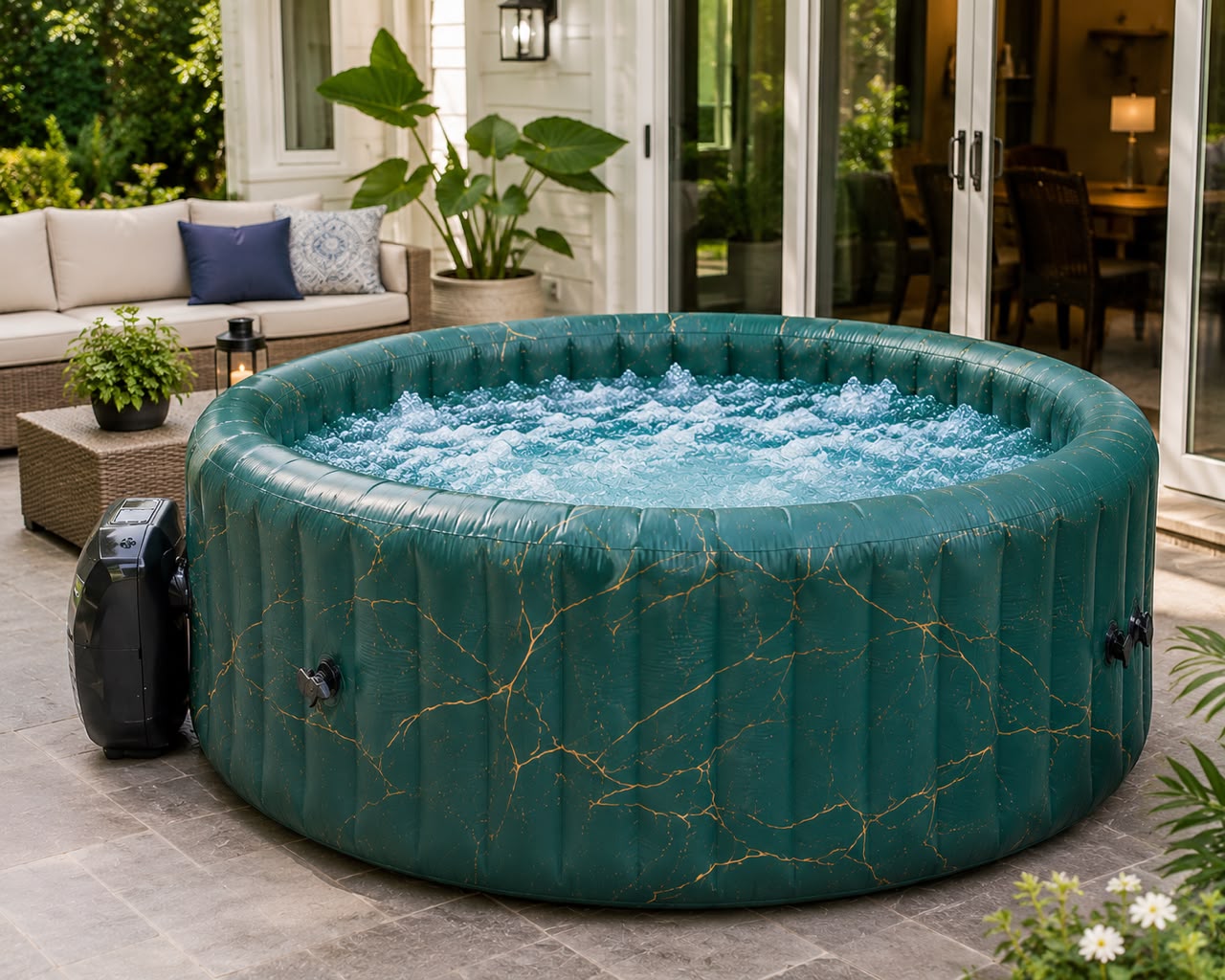 Midnight Marble 6-Person Spa